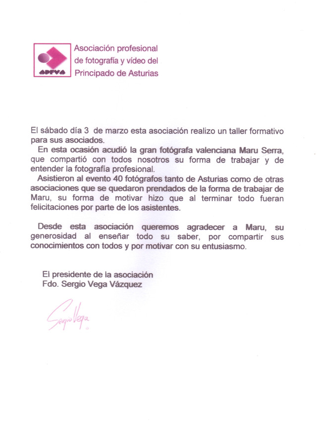 CARTA ASTURIAS